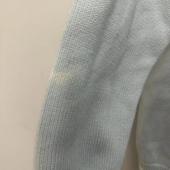 Sunday Best Lamora V-Neck Striped Button Front Cardigan Varsity Style Blue Small - Picture 11 of 16